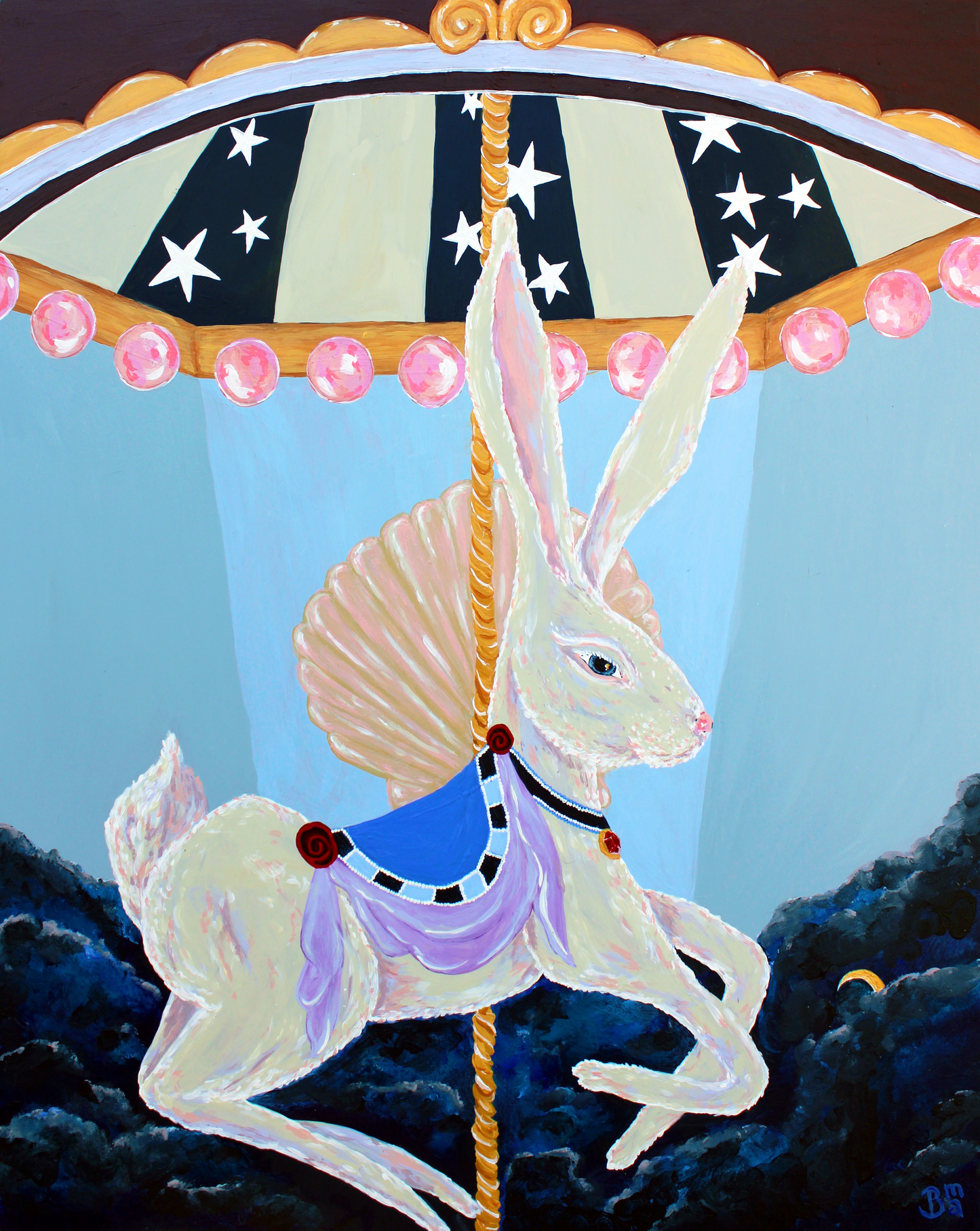 Belmont Park Carousel Rabbit